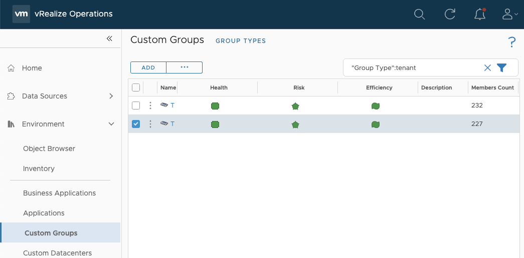 Custom Groups